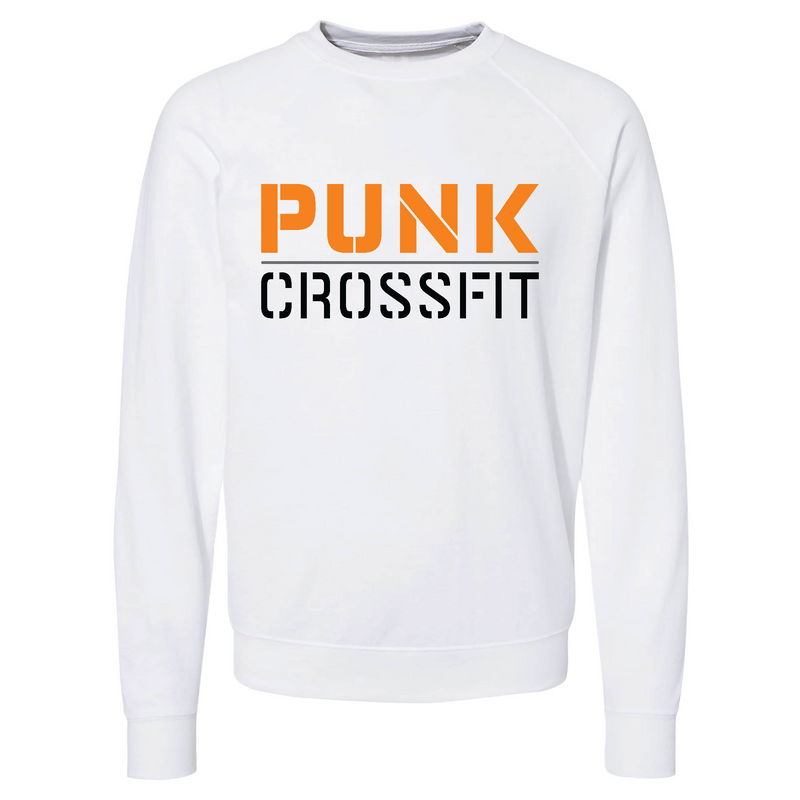 Mens 2X-Large WHITE CrewNeck