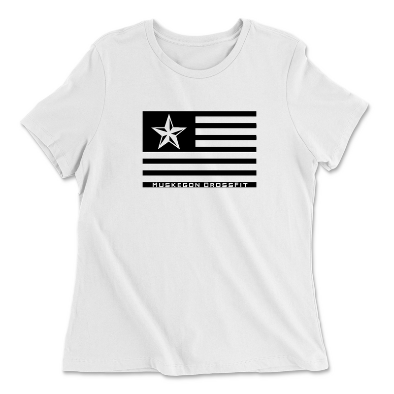 Womens 2X-Large WHITE Relaxed Jersey T-Shirt