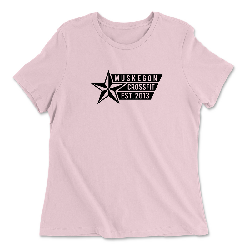 Womens 2X-Large PINK Relaxed Jersey T-Shirt