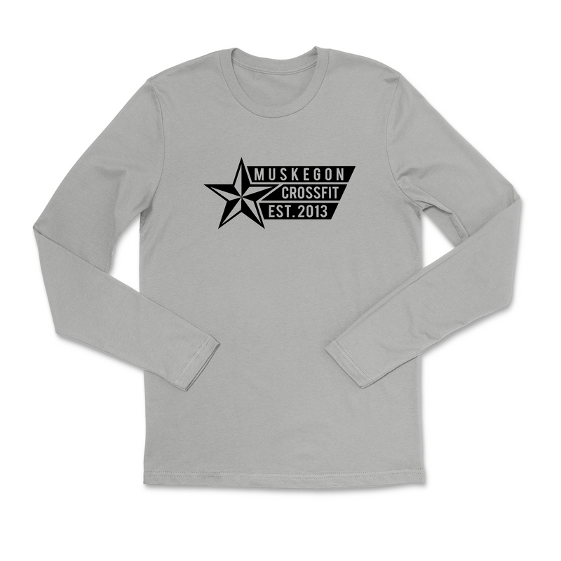 Mens 2X-Large HEATHER_GRAY Long Sleeve