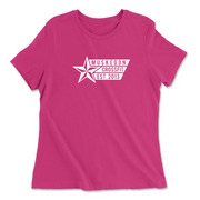 Womens 2X-Large BERRY Relaxed Jersey T-Shirt