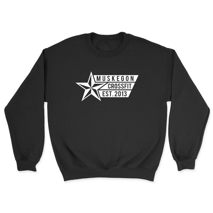 Mens 2X-Large BLACK Midweight Sweatshirt