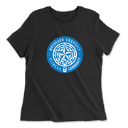 Womens 2X-Large BLACK Relaxed Jersey T-Shirt
