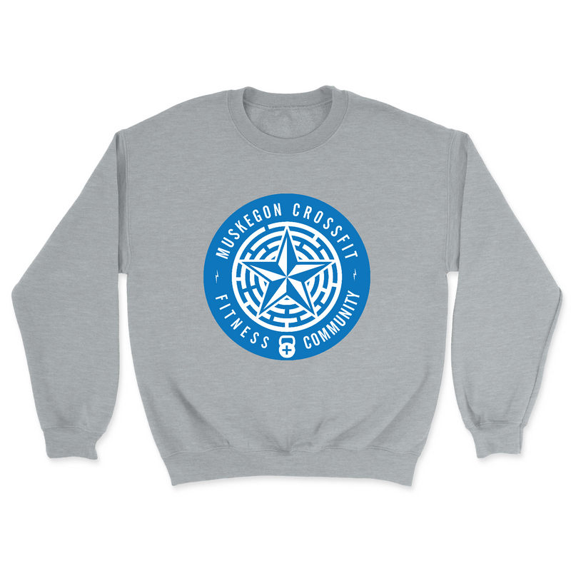 Mens 2X-Large GRAY_HEATHER Midweight Sweatshirt