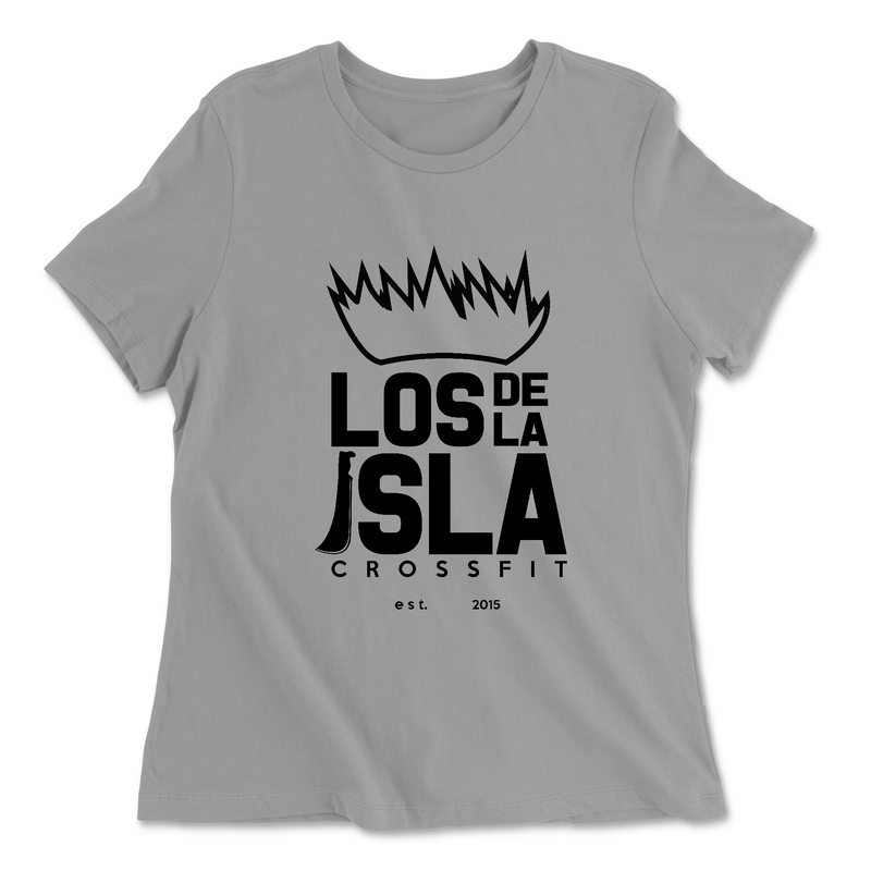 Womens 2X-Large SOLID_ATHETIC_GREY Relaxed Jersey T-Shirt