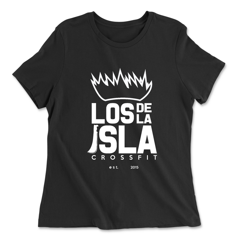 Womens 2X-Large BLACK Relaxed Jersey T-Shirt