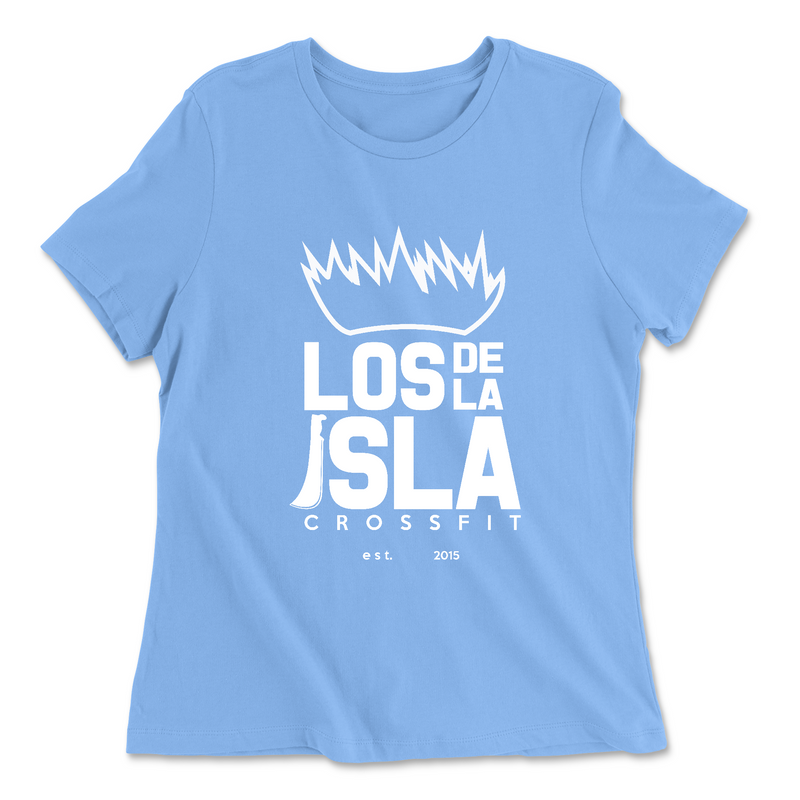 Womens 2X-Large CAROLINA_BLUE Relaxed Jersey T-Shirt