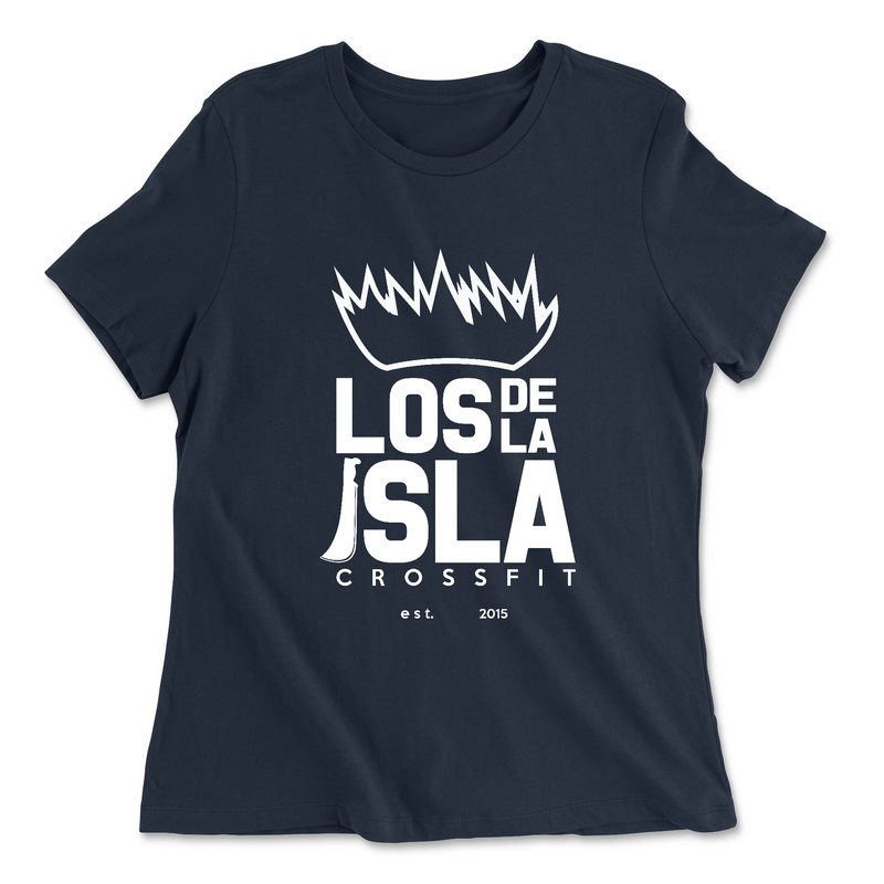 Womens 2X-Large NAVY Relaxed Jersey T-Shirt