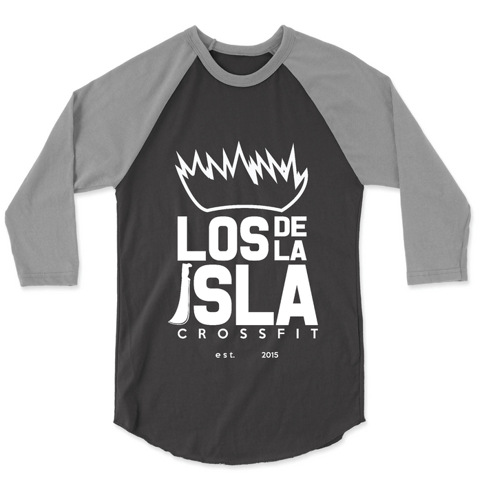 Mens 2X-Large VINTAGE_SMOKE_GRAPHITE_HEATHER 3/4 Sleeve