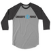 Mens 2X-Large VINTAGE_HEATHER_VINTAGE_SMOKE 3/4 Sleeve