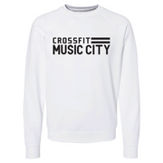 Mens 2X-Large WHITE CrewNeck