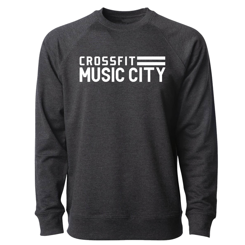 Mens 2X-Large CHARCOAL_HEATHER CrewNeck