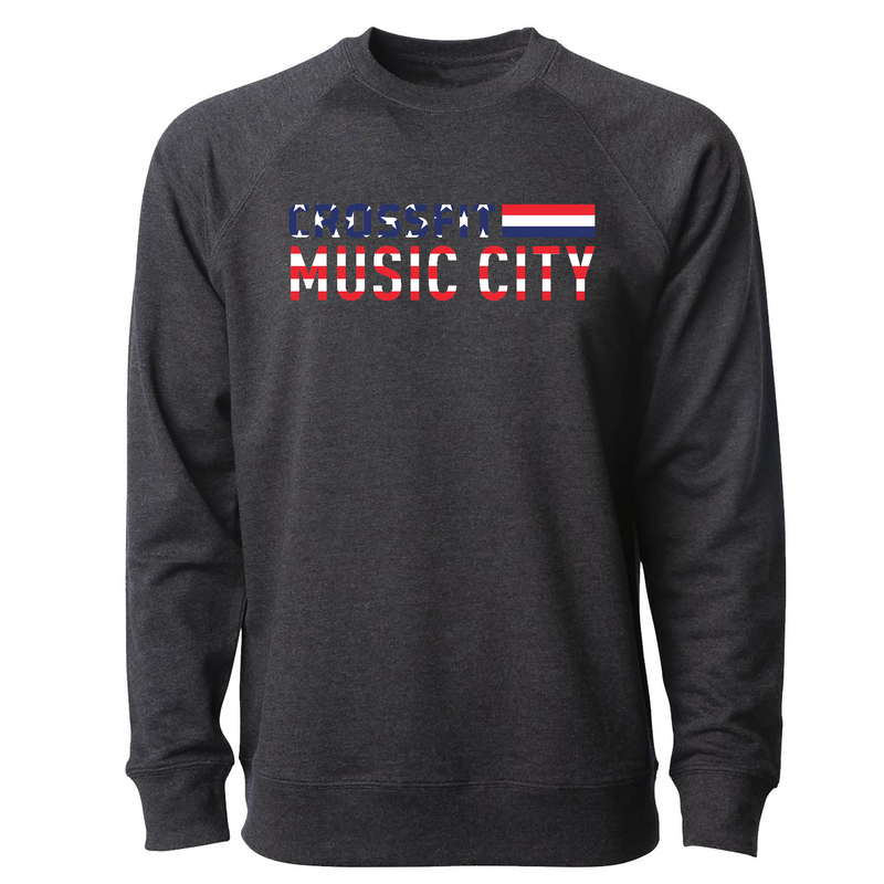 CrossFit Music City - Flag - Mens - CrewNeck