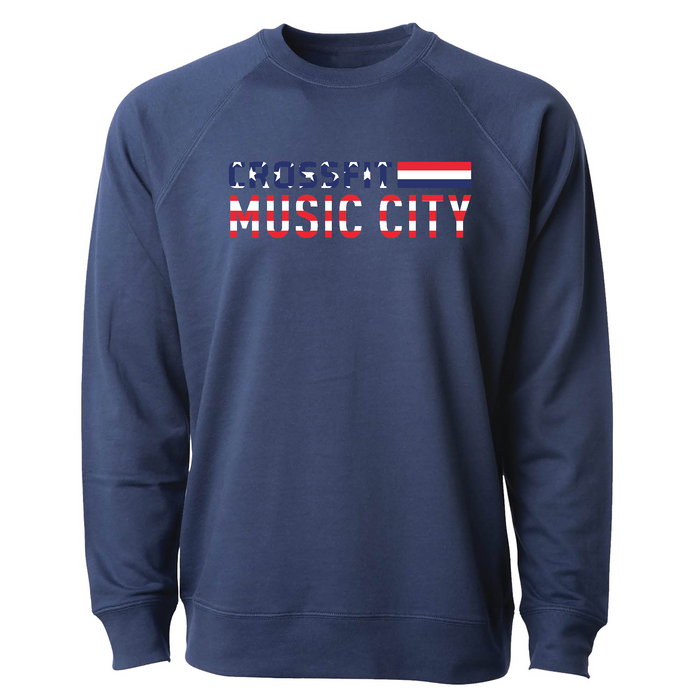 CrossFit Music City - Flag - Mens - CrewNeck