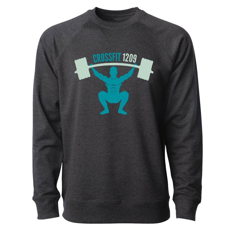 Mens 2X-Large CHARCOAL_HEATHER CrewNeck