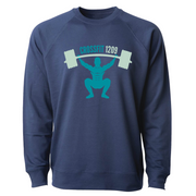 Mens 2X-Large INDIGO CrewNeck
