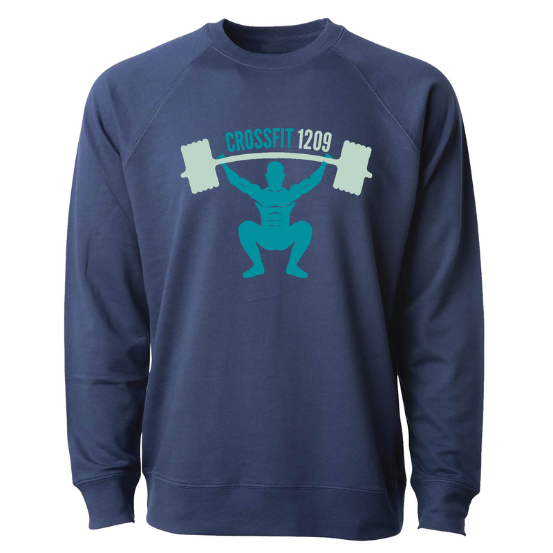 Mens 2X-Large INDIGO CrewNeck