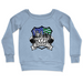 Womens 2X-Large MISTY_BLUE CrewNeck