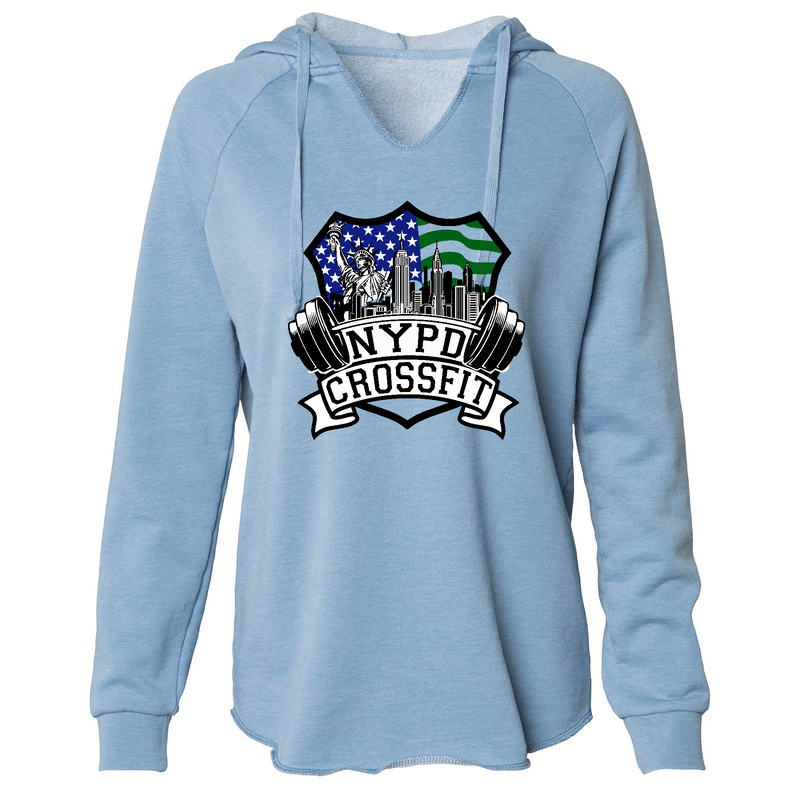 Womens 2X-Large MISTY_BLUE Hoodie