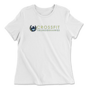 Womens 2X-Large WHITE Relaxed Jersey T-Shirt