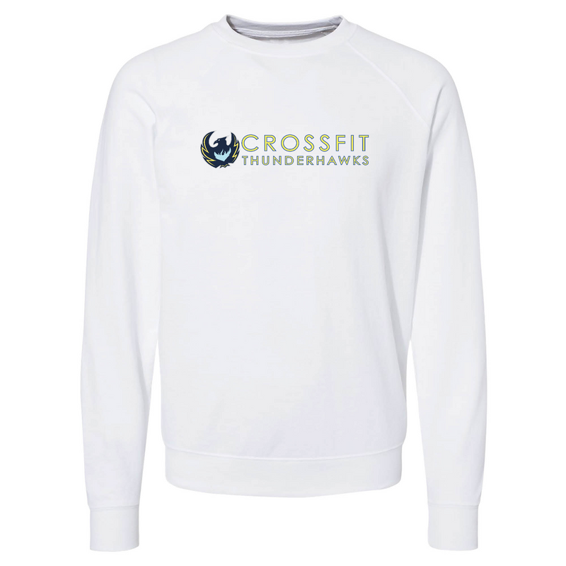 Mens 2X-Large WHITE CrewNeck