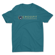 Unisex 2X-Large TEAL Cotton T-Shirt