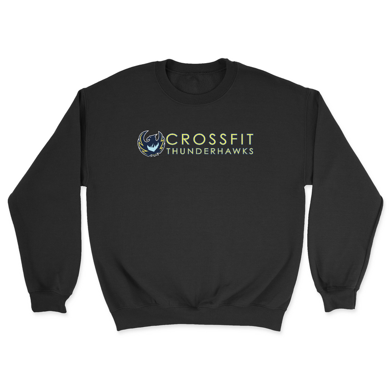 Mens 2X-Large BLACK Midweight Sweatshirt