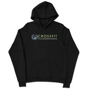 Mens 2X-Large BLACK Hooded T-Shirt