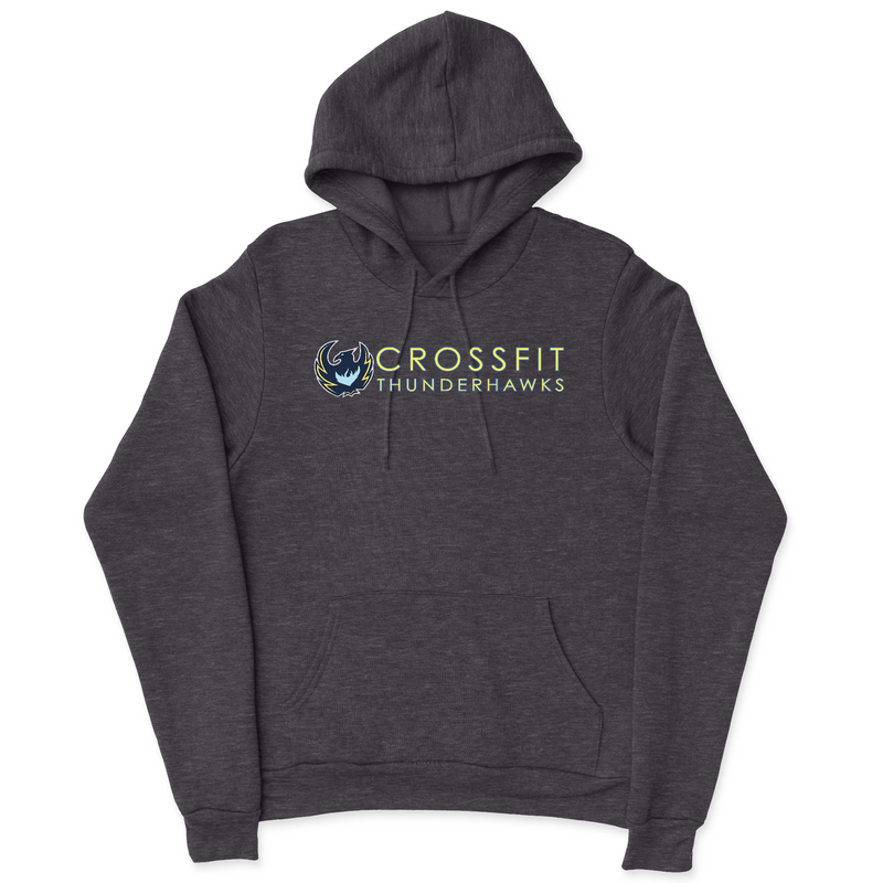 Mens 2X-Large CHARCOAL_HEATHER Hooded T-Shirt