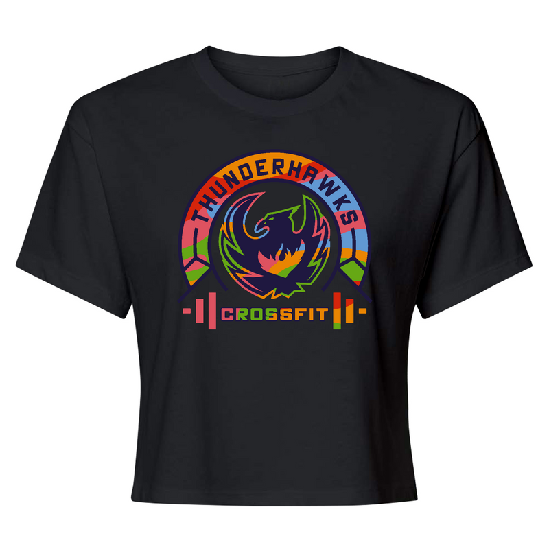 CrossFit ThunderHawk Multicolored Womens - Crop Top T-Shirt