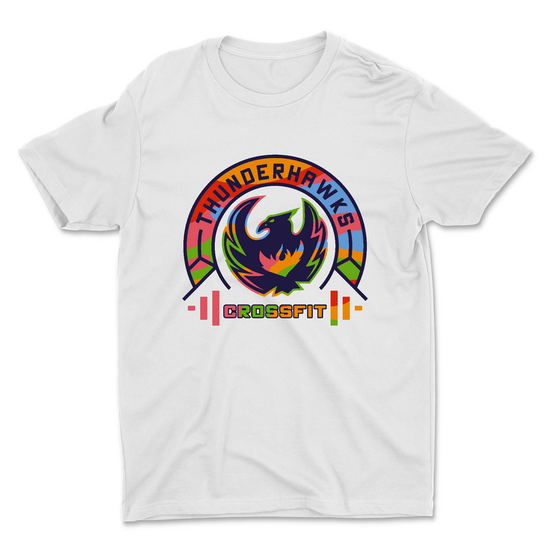 CrossFit ThunderHawk Multicolored Unisex - Cotton T-Shirt