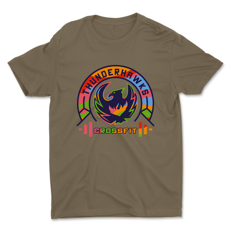 CrossFit ThunderHawk Multicolored Unisex - Cotton T-Shirt