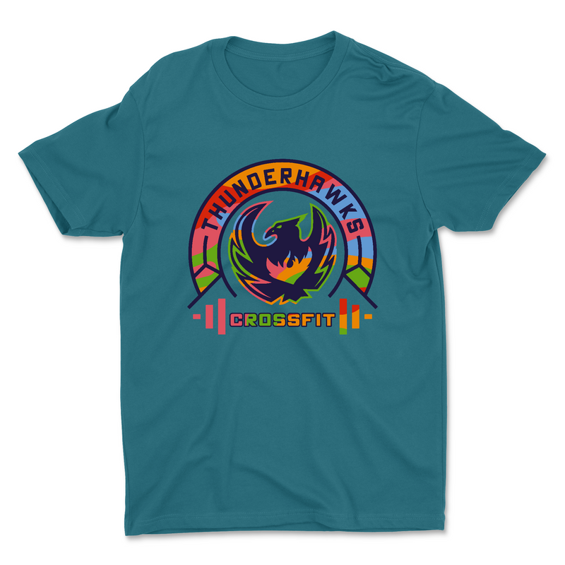 CrossFit ThunderHawk Multicolored Unisex - Cotton T-Shirt