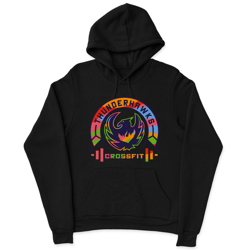 CrossFit ThunderHawk Multicolored Mens - Hooded T-Shirt