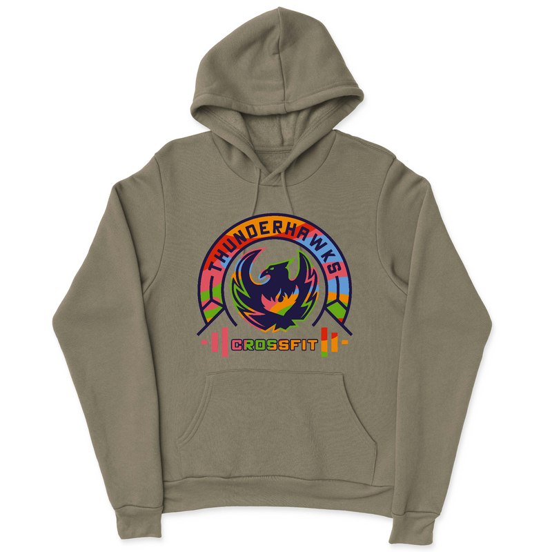 CrossFit ThunderHawk Multicolored Mens - Hooded T-Shirt