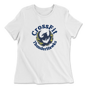 Womens 2X-Large WHITE Relaxed Jersey T-Shirt