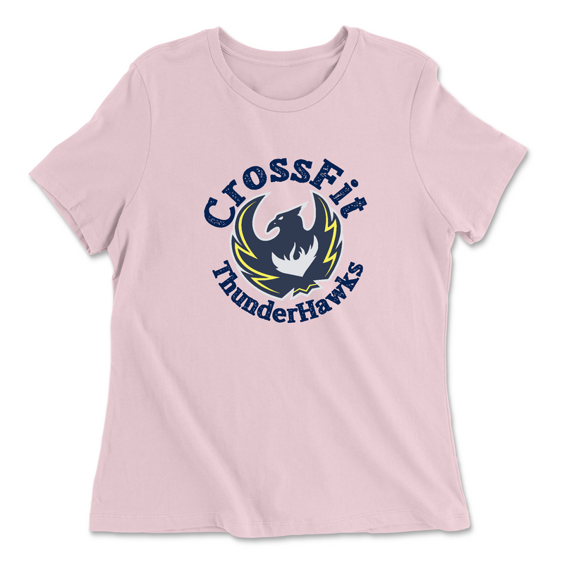 Womens 2X-Large PINK Relaxed Jersey T-Shirt
