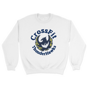 Mens 2X-Large WHITE Midweight Sweatshirt