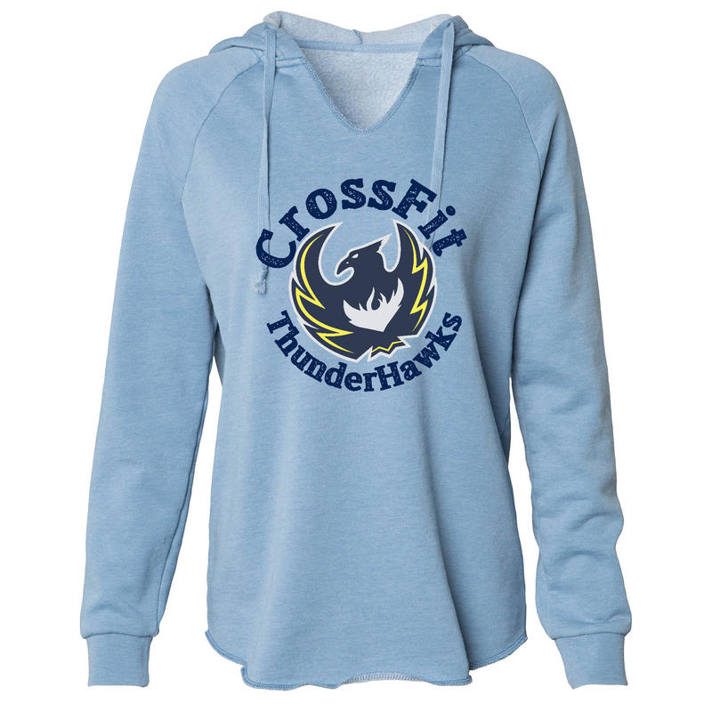 Womens 2X-Large MISTY_BLUE Hoodie