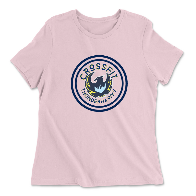 Womens 2X-Large PINK Relaxed Jersey T-Shirt