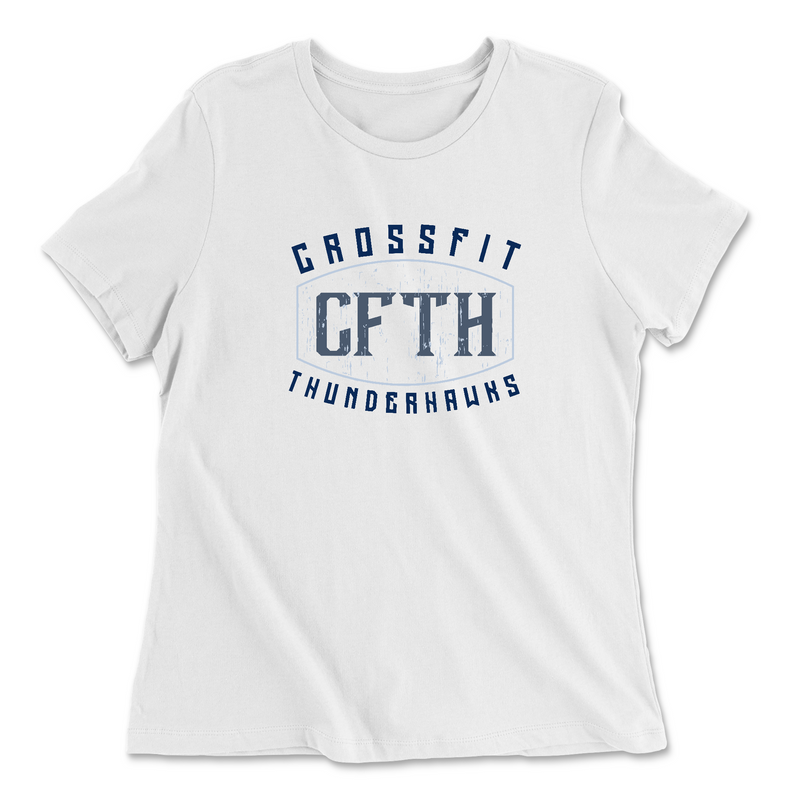 Womens 2X-Large WHITE Relaxed Jersey T-Shirt