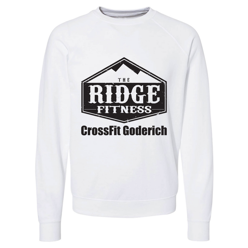 Mens 2X-Large WHITE CrewNeck
