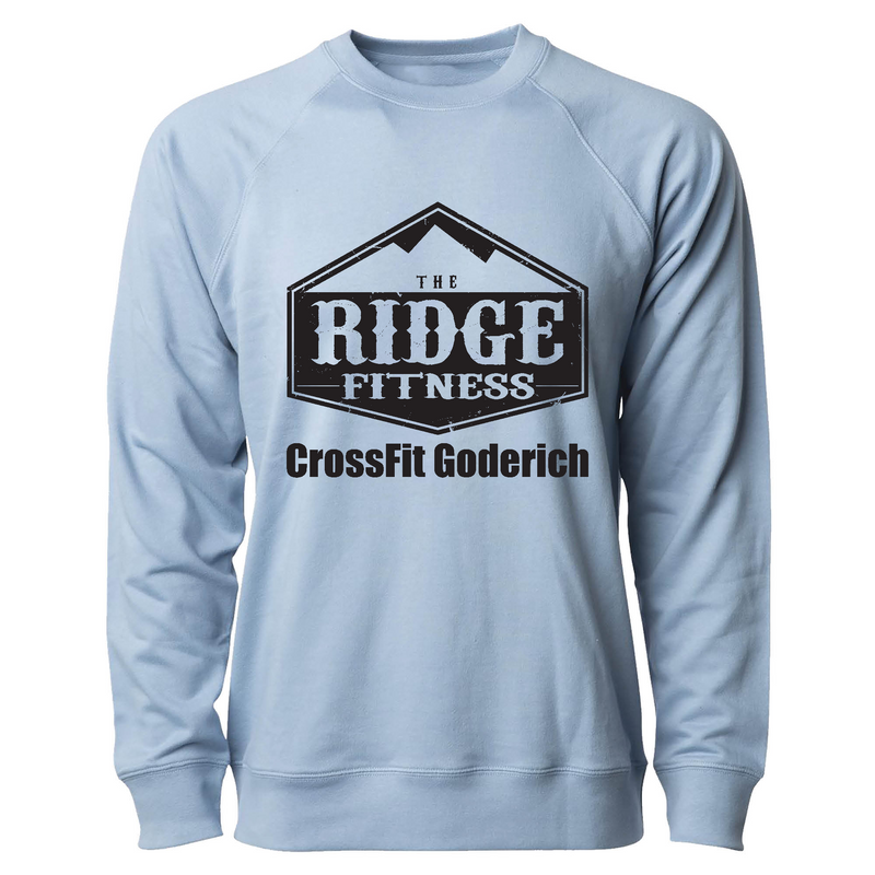 Mens 2X-Large MISTY_BLUE CrewNeck