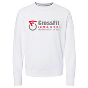 Mens 2X-Large WHITE CrewNeck