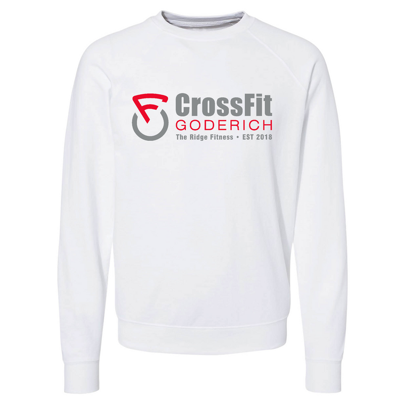 Mens 2X-Large WHITE CrewNeck