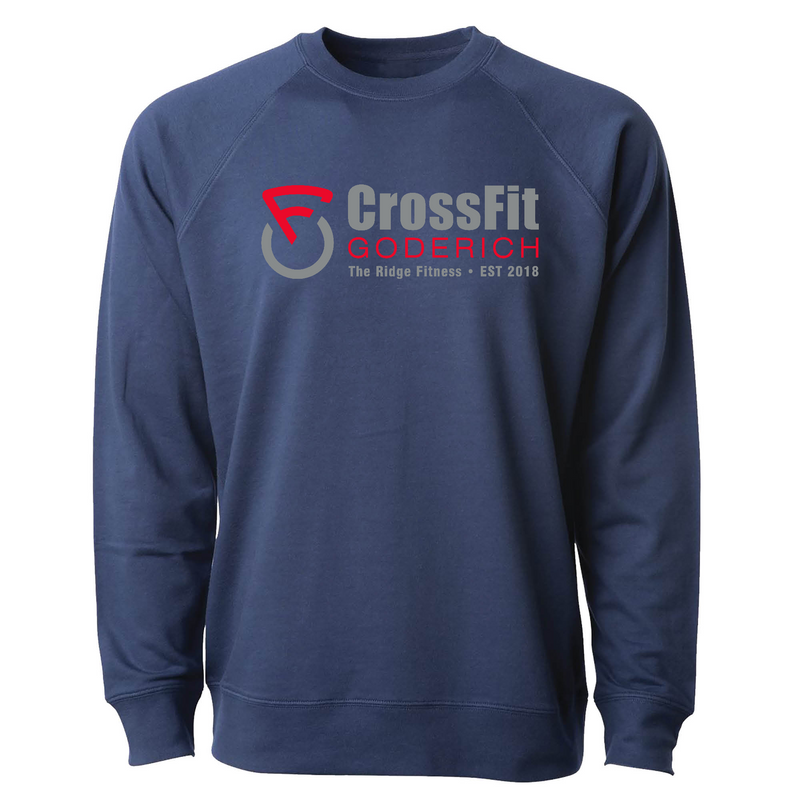 Mens 2X-Large INDIGO CrewNeck