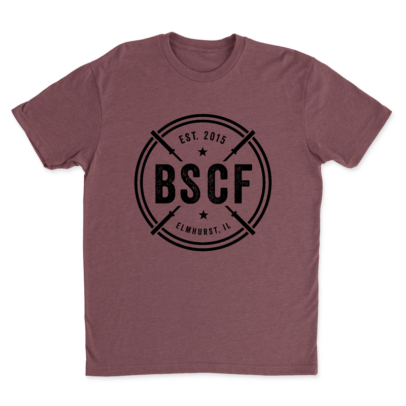 Mens 2X-Large HEATHER_MAROON T-Shirt