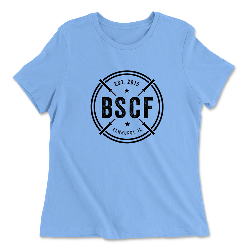 Womens 2X-Large CAROLINA_BLUE Relaxed Jersey T-Shirt