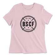 Womens 2X-Large PINK Relaxed Jersey T-Shirt