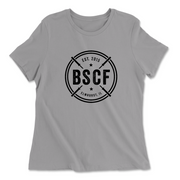 Womens 2X-Large SOLID_ATHLETIC_GREY Relaxed Jersey T-Shirt